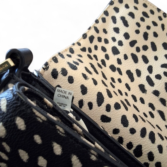 Tory Burch Robinson Animal Dot Printed Leather Crossbody Bag - Picture 15 of 16